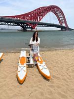 "Gonflable Hydro Waterbike 2025 Nouvelle Arrivée Flotteur Pédale Bateaux Vélo Vente"