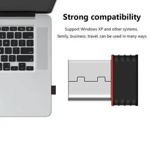 อะแดปเตอร์ไวไฟไร้สาย RTL8188 USB2.0 MT7601 150Mbps ดองเกิล 802.11 N/g/B การ์ดเชื่อมต่อเครือข่าย มินิยูเอสบีไวไฟอะแดปเตอร์ 150Mbps - Product Image 5