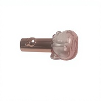Flacon vaporisateur de parfum miniature en verre Shihai NA143 avec bouchon à vis, boîte de voyage portable, design mignon de chat pour vernis à ongles et cosmétiques