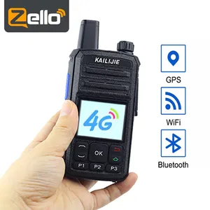 KAILIJIE 4G LTE ağ radyo Zello Sim kart radyo Walkie Talkie ağ PTT İki yönlü radyo el telsizi