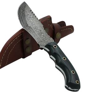 Venta al por mayor de navajas de bolsillo de acero damasco personalizables 67 capas hechas a mano de clase alta con cuchillo de mango de palisandro - Product Image 1