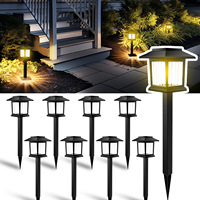 Nouveau extérieur IP65 étanche à la pluie solaire LED pelouse lumière petite lumière de jardin carrée pour maison palais jardin étanche caractéristiques