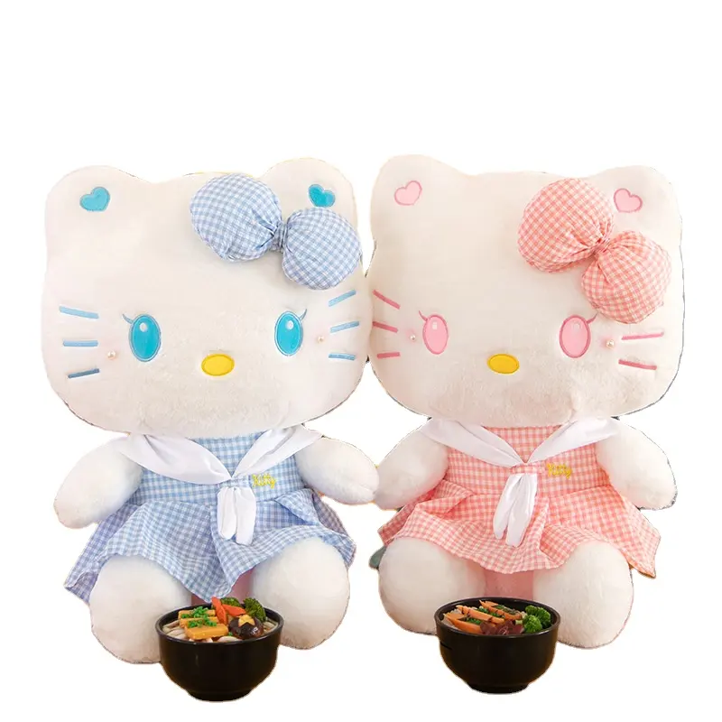 Vente chaude de haute qualité Mignon En Peluche Doux Coussin Canapé Oreiller Sanria Kt Chat Animaux En Peluche Sanrioed Xl Coussin Kitty en peluche jouet