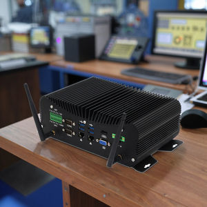 Computadora pequeña portátil sin ventilador Oficina <span class=keywords><strong>Mini</strong></span> <span class=keywords><strong>PC</strong></span> Core <span class=keywords><strong>I7</strong></span> <span class=keywords><strong>10810U</strong></span> 4xUSB3.0 2xLAN 6xCOM GPIO SIM Oficina Industrial <span class=keywords><strong>Mini</strong></span> <span class=keywords><strong>PC</strong></span> - Product Image 2