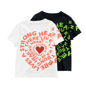 T-shirt à manches courtes en coton pour garçons adolescents, vêtements d'été pour enfants, haut à manches mi-longues pour enfants, à la mode, beau T-shirt pour garçons - Product Image 6
