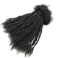 Jiffy Hair 2024 Nouvelle Extension de Dreadlocks à Texture 100% Cheveux Humains, Locs Crépues et Bouclées, Cheveux Africains Originaux