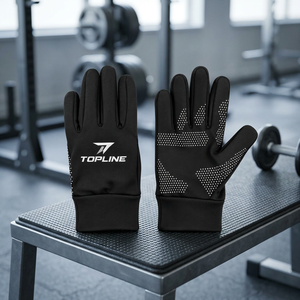 Gants de course personnalisés en gros avec logo, gants de sport légers et respirants en Lycra avec grip antidérapant pour hommes et femmes - Product Image 1