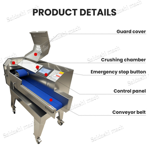 Máquina Compacta y Fácil de Operar para Procesar Frutas y Verduras, Cortadora y Rebanadora para Restaurantes y Fábricas de Procesamiento de Alimentos - Product Image 4