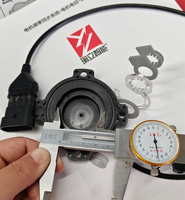 Yuli YH-TS 48/64 Pulses Digital AB Signals Hall Effect Speed Sensor High Durable 4.5-30V Wheel/Flange Mounting for Induction