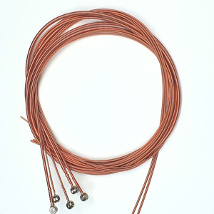 <span class=keywords><strong>Cuerdas</strong></span> <span class=keywords><strong>de</strong></span> <span class=keywords><strong>bajo</strong></span> acústico SAMAHYUN China Material, cobre rojo enrollado sobre núcleo <span class=keywords><strong>de</strong></span> acero pulido, juego <span class=keywords><strong>de</strong></span> <span class=keywords><strong>4</strong></span> <span class=keywords><strong>cuerdas</strong></span>, tono cálido y duradero - Product Image 2