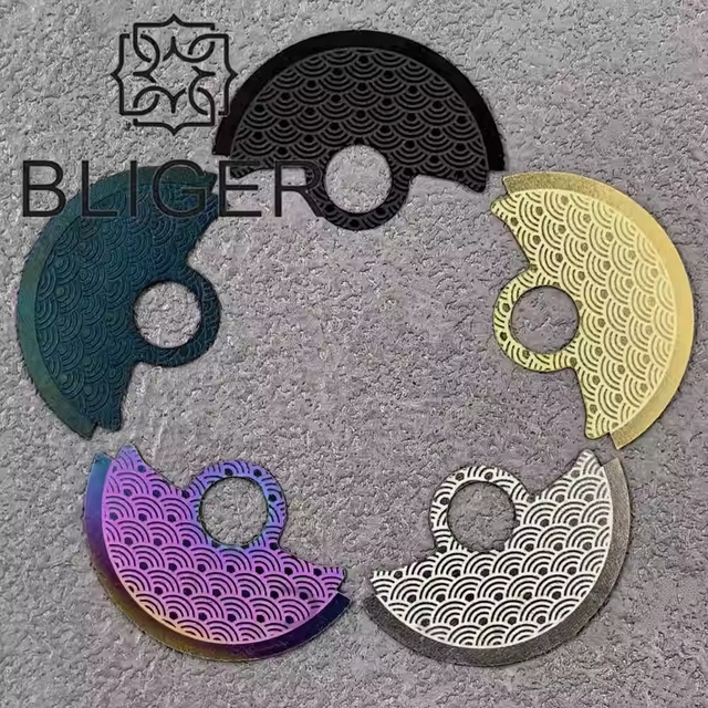 Bliger watch Modified Fish Scale Pattern Automatic Rotor Nh35/Nh36 Movement fit Nh35/Nh36 Automatic Hammer Rotor Watch part