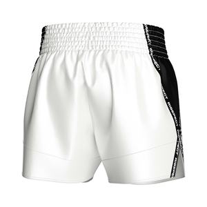 Shorts élégants de Muay Thai et de kickboxing White Tiger, fabriqués en tissu durable et respirant - Product Image 4
