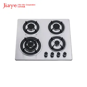 Modern Kitchen Hob Stainless Steel 4 Burners Gas Cooker Stove