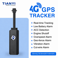 Rastreador GPS 4G TIANYI con 1 Año de Soporte, Registro en Plataforma, Rastreo en Tiempo Real, Monitoreo del Comportamiento del Conductor, Gestión de Flotas