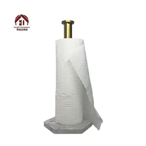 5.9 Inches X 11.3 Inches Kitchen Towel Tissue Marble Paper Tissue Holder With Copper Rod