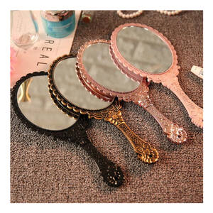 Zwo YRX S003 — miroir de maquillage Vintage sculpté, miroir vanité à la main, décoration de Table de Style palais européen - Product Image 3