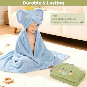 <span class=keywords><strong>Serviette</strong></span> de bain 27,5"X55" unisexe pour bébé, ultra absorbante, douce, ensemble de serviettes de douche pour enfants, cadeau pour bébés, nourrissons, nouveau-nés, essentiel - Product Image 3