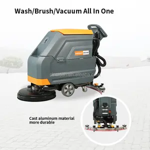 Fırça yıkama ve kuru 3 bir yandan itme zemin temizleme makinesi otomatik temizleme kurutma makinesi