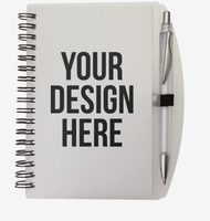 Carnet à couverture rigide et stylo personnalisés 2027 – Lot promotionnel avec logo, excellente qualité, vente en gros