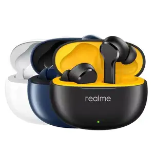 Realme buds T1005.3ワイヤレスイヤホンALENC通話用ノイズキャンセリング400mAhバッテリーイヤフォンIPX5耐水性ヘッドフォン