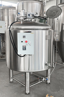 Cuve de mélange sanitaire automatique avec agitateur à vis en acier SUS304, capacité de broyage pour système de brassage de bière artisanale
