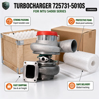 Turbocompresseur marin industriel 725731 5010S, ensemble turbo complet pour moteur diesel de centrale électrique MTU S4000 Series 12V4000, pièces de rechange
