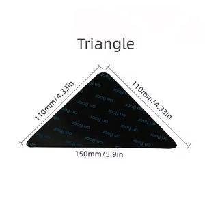 LongTai Anti-Slip Triangle Carré Coeur Forme Die Cut Tapis Antidérapant Tapis Coin Pince Bande Pour Tapis - Product Image 2