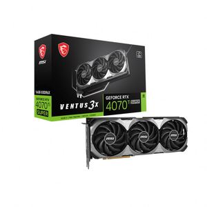 การ์ดจอเกมมิ่ง RTX 4070 Ti SUPER 16G VENTUS 3X ปี 2025 ของมือสอง แพ็คเกจซีล สำหรับพีซี Super Rtx 4070 Ti Super Msi Geforce Rtx 4070 Ti S - Product Image 4