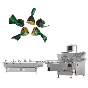 SHENGLI Full Automatic Single Twisting Packaging Machine Candy Wrapping Equipment Chocolate Packing Machine Production line