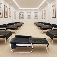Table de spa de thérapie thermique à rouleau de jade avec matelas en tourmaline, lit de massage infrarouge, style coréen V3, fabricant maître