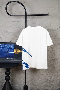 T-shirt unisexe surdimensionné en coton, motif chevalier bleu et blanc, col rond, décontracté, streetwear, manches courtes, été - Product Image 2