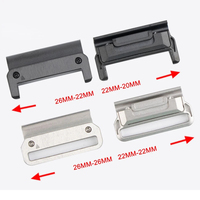 Accessoires pour montres intelligentes Adaptateur en acier inoxydable Bracelet de montre Connecteur métallique pour Garmin Fenix 8 47mm 51mm 43mm