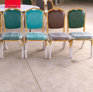 Kaki logam mewah luar ruangan dapat ditumpuk Hotel restoran dapur mebel kursi makan jamuan makan - Product Image 4