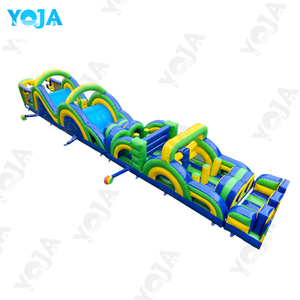 Comercial al aire libre inflable Ninja Warrior carrera de obstáculos Adventure Park Challenge juego para fiestas castillo inflable perfecto - Product Image 1