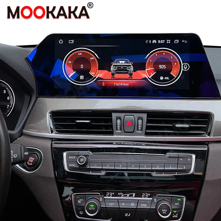 Android 4 + 64 go nouvel écran lame pour BMW X1 X2 F48 F39 EVO 2018-2020 lecteur multimédia CarPlay sans fil intégré Auto Radio