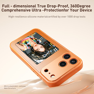 Coque NFC intelligente JUNCHI 2026 à encre électronique, designs illimités, sans <span class=keywords><strong>batterie</strong></span>, affichage du logo, coque en TPU silicone et verre <span class=keywords><strong>pour</strong></span> <span class=keywords><strong>iPhone</strong></span> 17 Series - Product Image 5