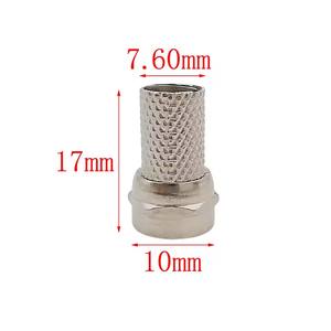 <span class=keywords><strong>Connecteur</strong></span> F <span class=keywords><strong>à</strong></span> <span class=keywords><strong>visser</strong></span>, type 75-5, fiche F, câble coaxial pour <span class=keywords><strong>antenne</strong></span> satellite <span class=keywords><strong>TV</strong></span> RG6, <span class=keywords><strong>connecteur</strong></span> coaxial <span class=keywords><strong>à</strong></span> <span class=keywords><strong>visser</strong></span>, adaptateur coaxial de type F - Product Image 3