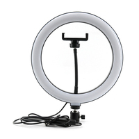 Travor-anneau lumineux LED 10 pouces, intensité variable, 3200-5600K, lampe, éclairage annulaire pour photographie de maquillage