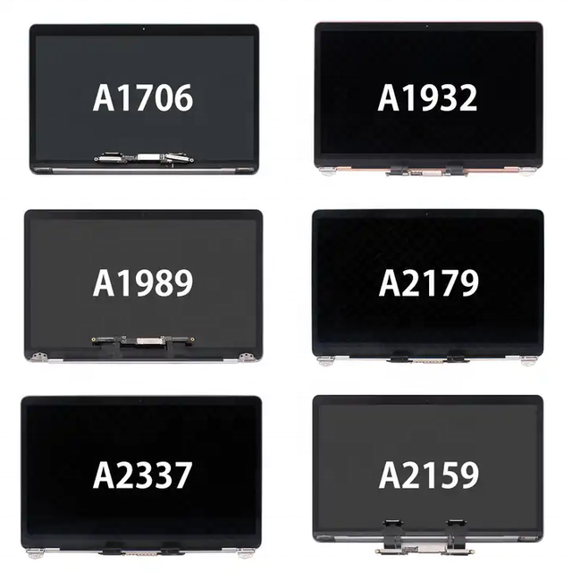 NEW Full LCD Screen Display Assembly for Macbook Pro A2141 A2159 A1989 A1707 A1990 A1932 A1706 A1708 Full LED LCD Assembly