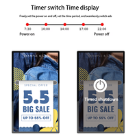 Écran d'affichage numérique mural ultra-plat de 32 pouces avec Wi-Fi, directement de l'usine OEM, pour la publicité dans les centres commerciaux et les commerces de détail