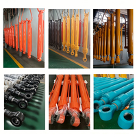Conjunto de Cilindro Hidráulico para Brazo de Excavadora y Cucharón, Repuestos para Kubota KX135 KX155 KX161 KX163 KX165 KX175 KX183 KX185