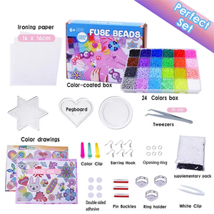 Cuentas Hama Personalizadas de 24 Colores, Cuentas Fusibles de 2.6 mm, Mini Cuentas Perler, Juguetes Educativos para Niños - Product Image 4