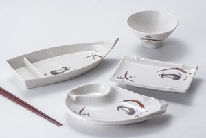 Bandeja Irrompible de Melamina Personalizada para Servir Sushi Japonés, Vajilla para <span class=keywords><strong>Restaurantes</strong></span>, Bares y Fiestas - Product Image 4