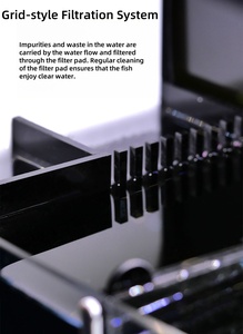 Meilleur vendeur : Aquarium de bureau écologique créatif en acrylique Douyu, multi-compartiments, méduses au clair de lune pour la maison, aquarium éco-responsable pour les personnes paresseuses - Product Image 5