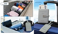 Ensemble cadeau de voyage en cuir PU personnalisé en gros : porte-passeport, étiquette de bagage, carnet de voyage, stylo – Idéal pour les vacances
