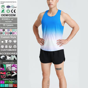 เสื้อกล้ามผู้ชายคุณภาพสูงสั่งทำพิเศษ แห้งเร็ว ระบายอากาศได้ดี น้ำหนักเบา ผลิตจากผ้าฝ้ายใยไผ่ พิมพ์ลายดิจิทัล - Product Image 2