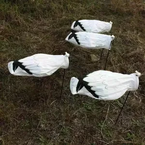 Meias decoy geese branca sem cabeça, meias de neve codificação solta