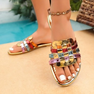 Sandalias Planas de Plataforma con Punta Alta, Ligeras, de Malla, Antideslizantes, Diseño Moderno, Verano, Sexy, Alta Calidad, Zapatos de Mujer - Product Image 4