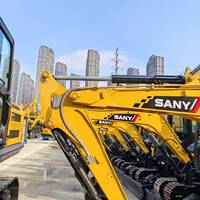 Excavadora hidráulica sobre orugas Sany SY35U 26U de 3.5 toneladas, nueva, equipo de construcción con alta potencia de excavación, CE/Euro 5, en venta.