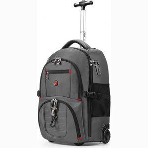 BSCI Rolling Teenage Big <b>Wheels</b> for Students' <b>Backpacks</b> and School Bags for Girls <b>with</b> a Large Capacity - Product Image 1